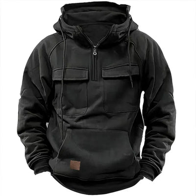 Tharen | Zip Hoodie With Chest Pockets