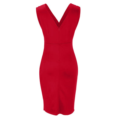 Aurelinne | Fitted V-neck Dress