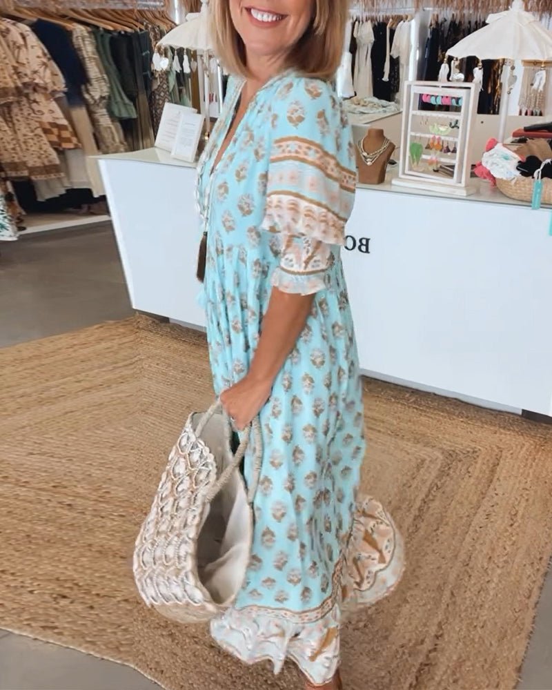 Corvella | boho tassel midi