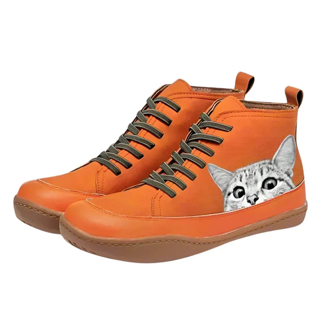 Lorviannea | Cat Lover Ankle Boots