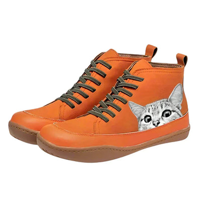 Lorviannea | Cat Lover Ankle Boots