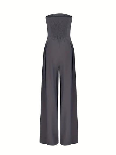 Seravielle | Elegant Wide-leg Jumpsuit