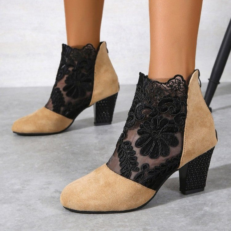 Evelinne | Elegant Lace High Heels