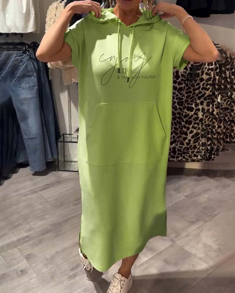 Loravine | Hooded Casual Dress