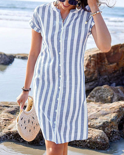 Fenaya | striped shirt dress