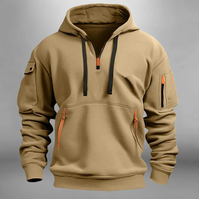 Corviano | Hoodie With Zip Details