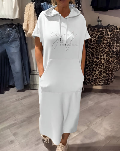 Loravine | Hooded Casual Dress