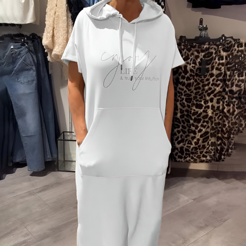 Loravine | Hooded Casual Dress