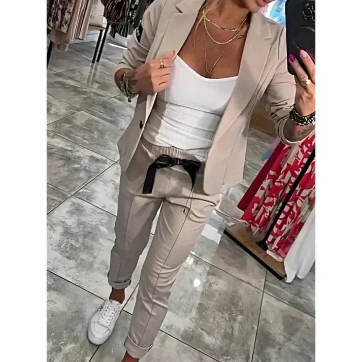 Serelinae | Elegant Blazer & Trouser Set