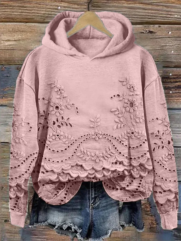 Melvarine | Floral Casual Hoodie
