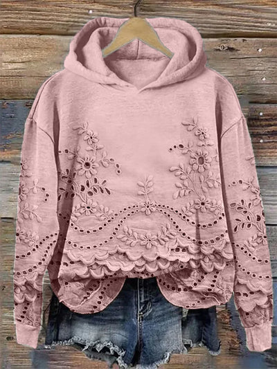 Melvarine | Floral Casual Hoodie