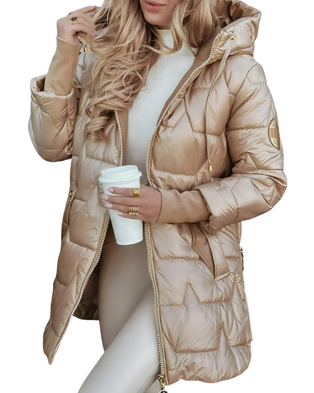 Aurelindra | Elegant Hooded Winter Coat