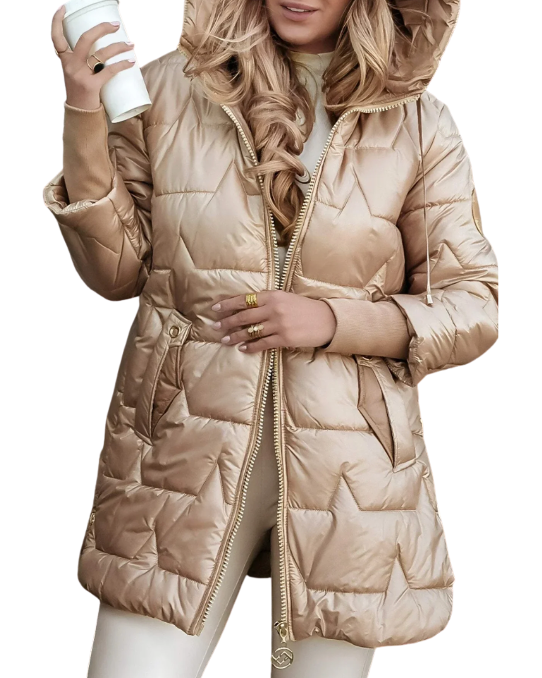 Aurelindra | Elegant Hooded Winter Coat