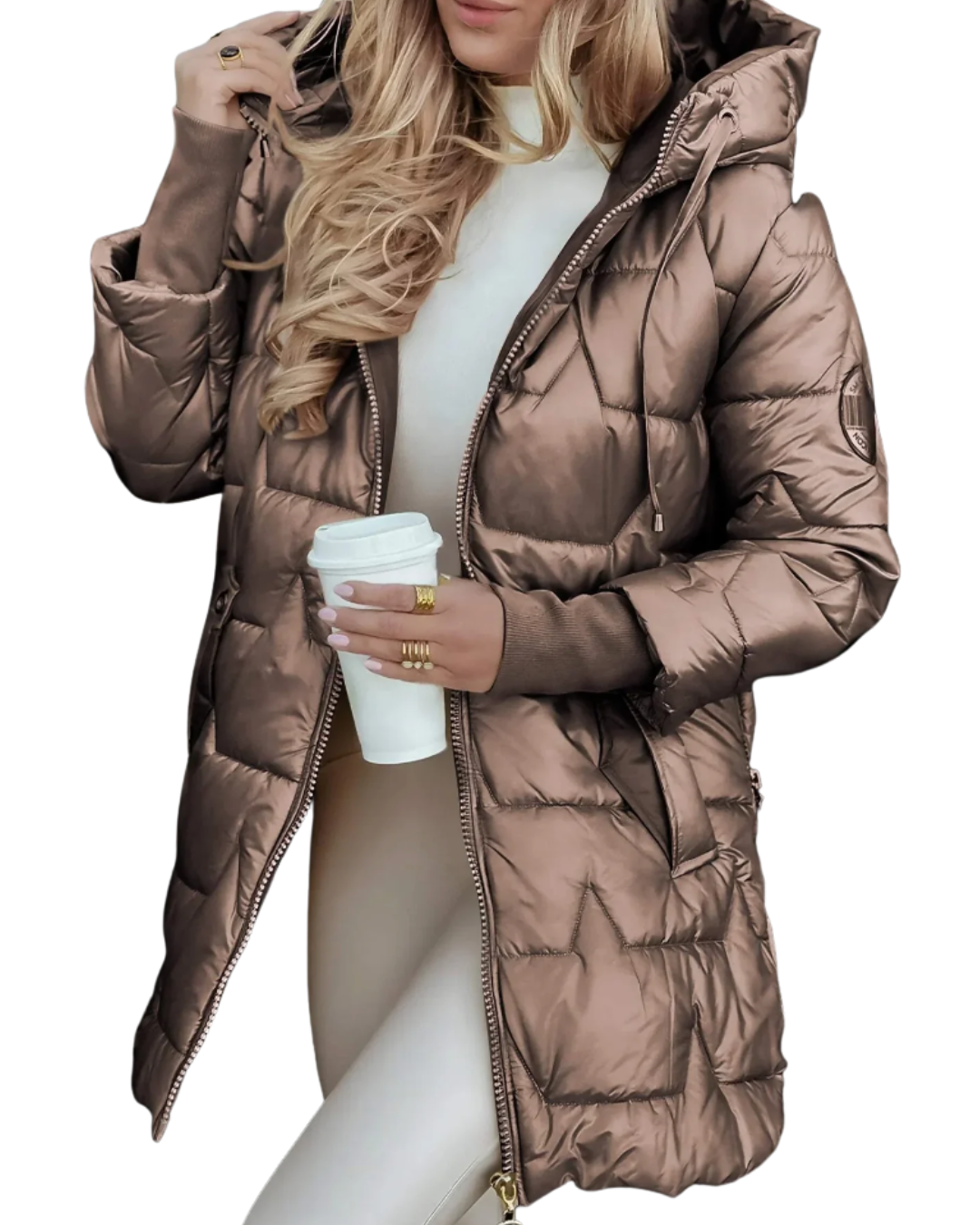Aurelindra | Elegant Hooded Winter Coat