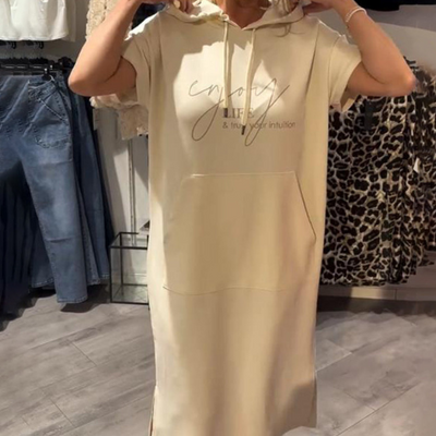 Loravine | Hooded Casual Dress