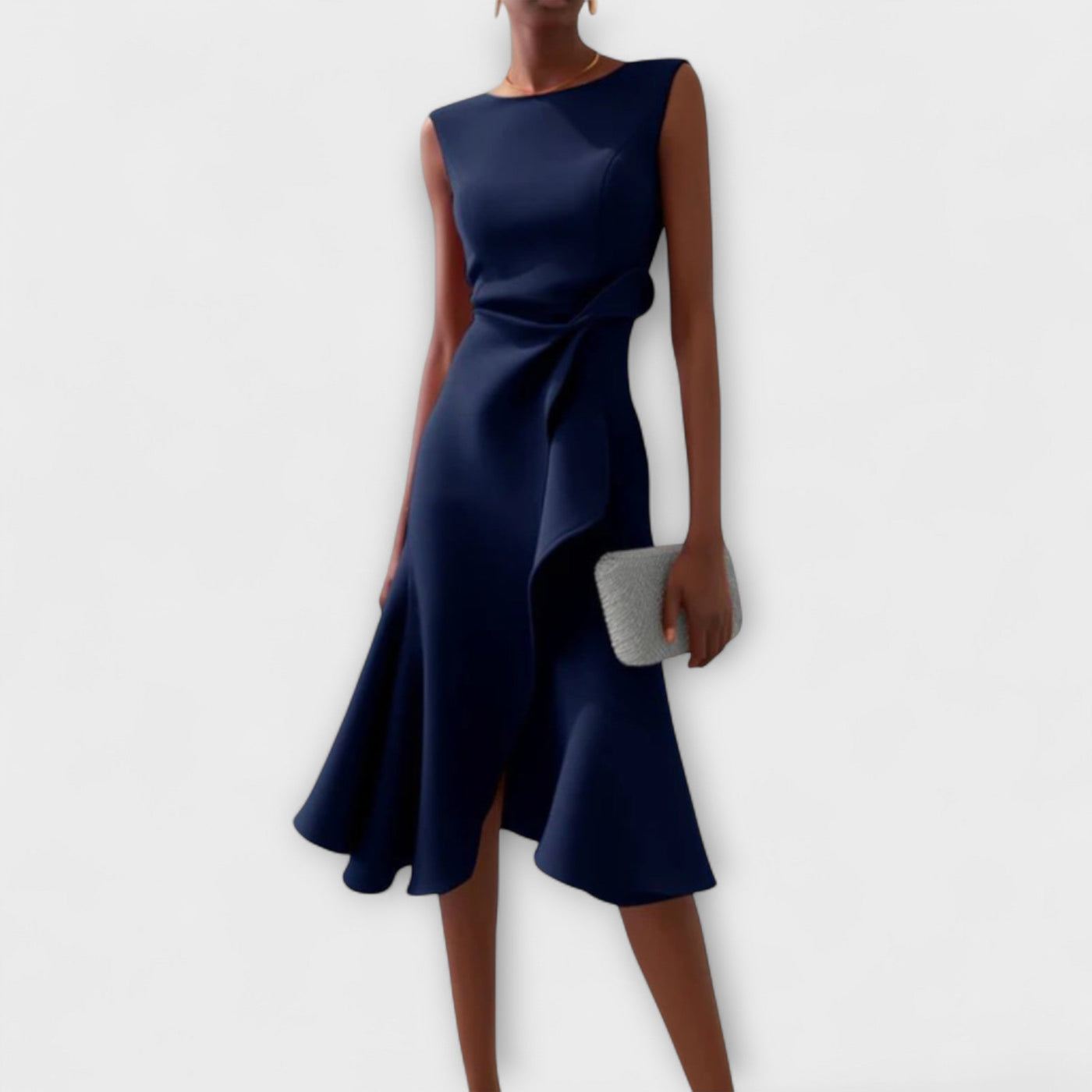 Verenya | draped midi dress