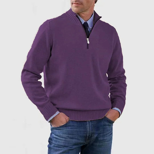 Darevellon | Classic Half-Zip Sweater