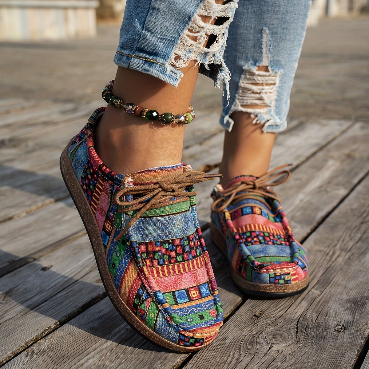 Cailyn | Retro Colorful Women’s Shoes
