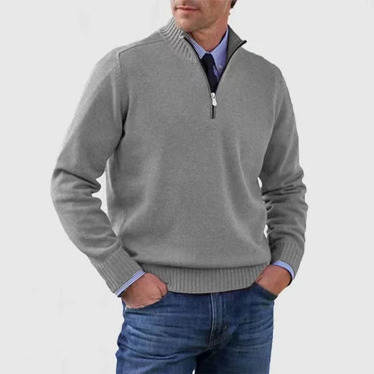 Darevellon | Classic Half-Zip Sweater