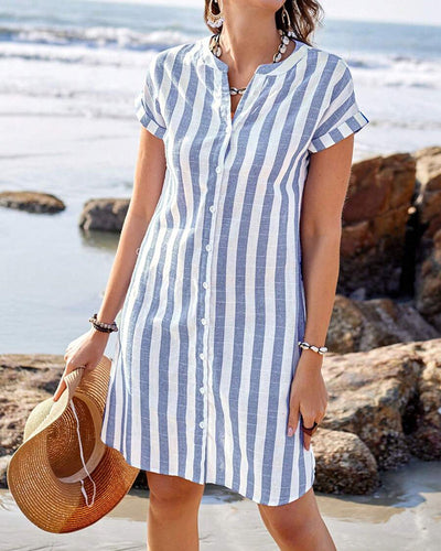 Fenaya | striped shirt dress