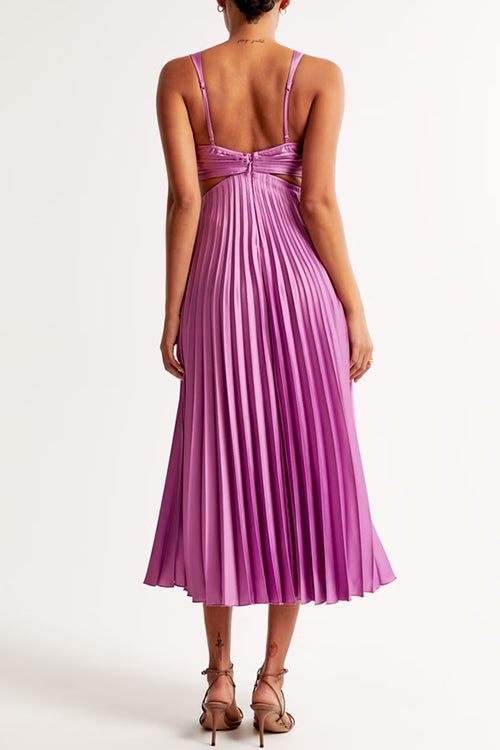 Serelina | pleated maxi dress