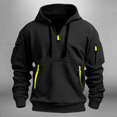 Corviano | Hoodie With Zip Details