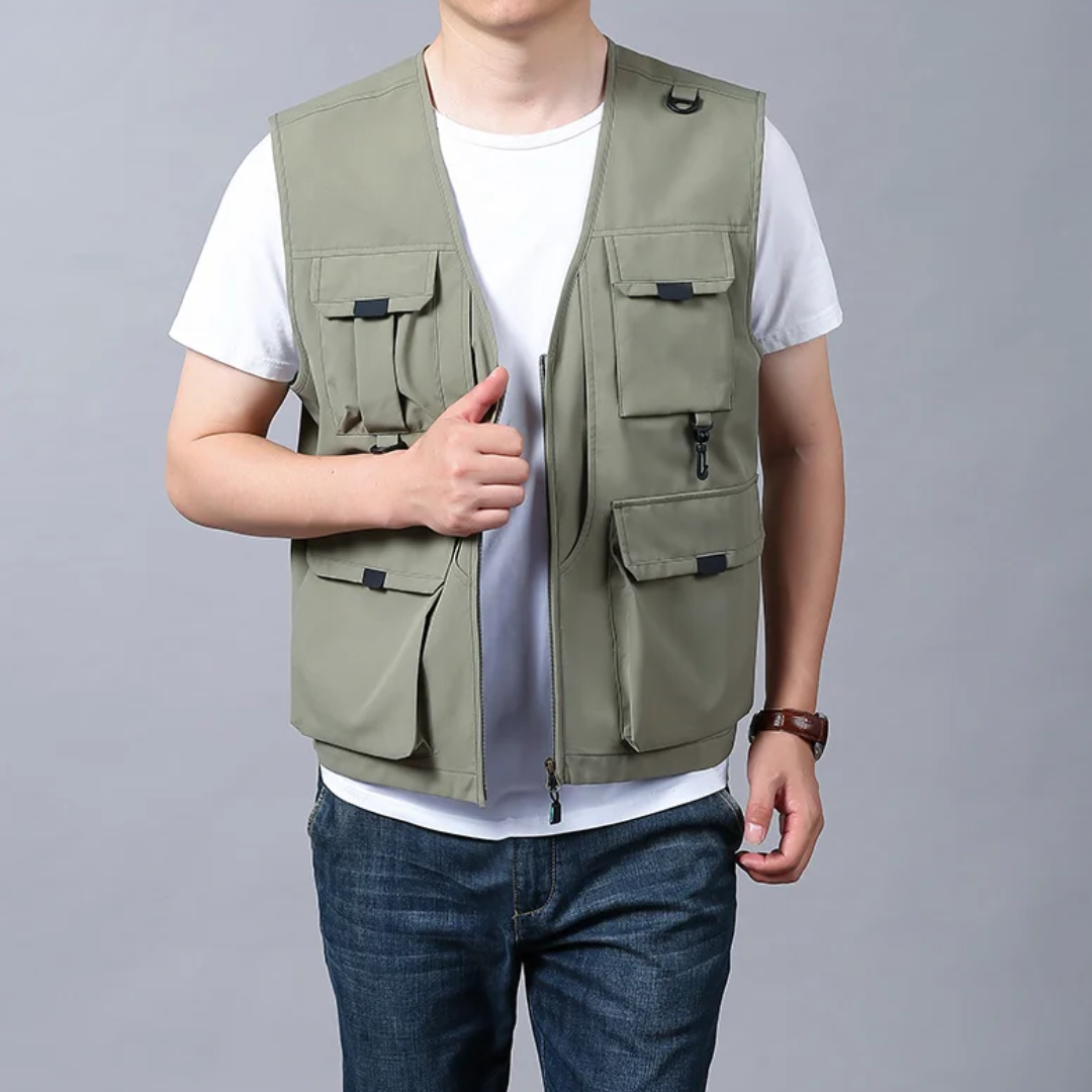 Dareon | breathable multi-pocket cargo vest