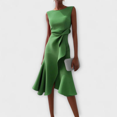 Verenya | draped midi dress