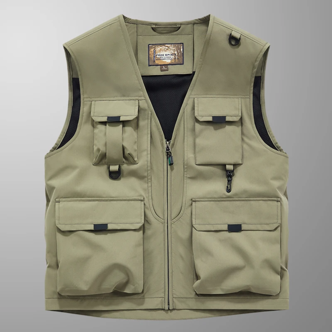 Dareon | breathable multi-pocket cargo vest