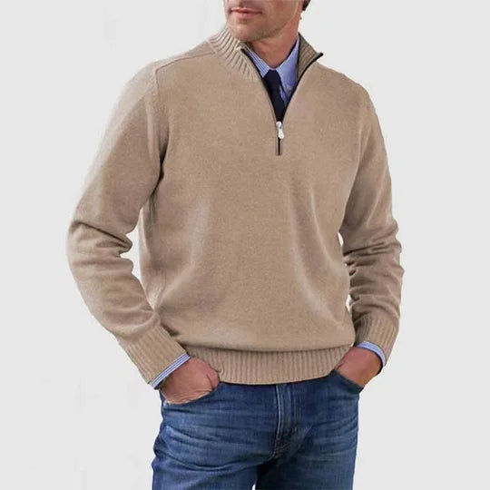 Darevellon | Classic Half-Zip Sweater