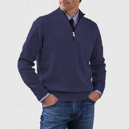 Darevellon | Classic Half-Zip Sweater