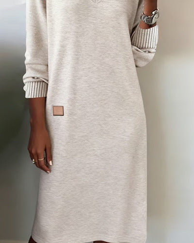 Velirayae | Stylish V-Neck Sweater Dress