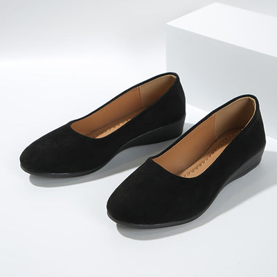 Aurenellea | Comfortable Wedge Ballerinas
