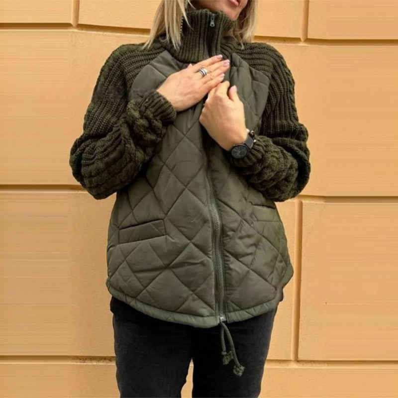 Marviellea | Patchwork Puffer Jacket