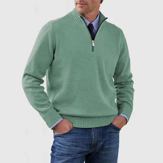 Darevellon | Classic Half-Zip Sweater