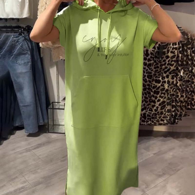 Loravine | Hooded Casual Dress