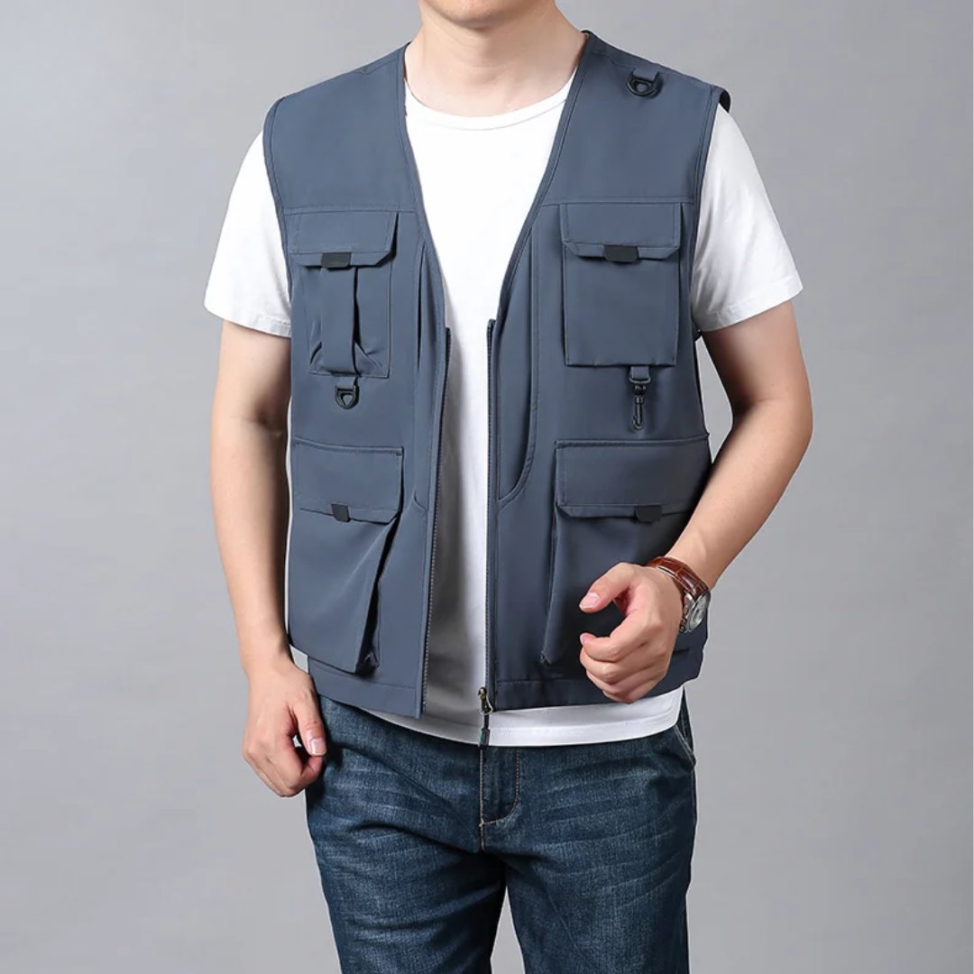 Dareon | breathable multi-pocket cargo vest