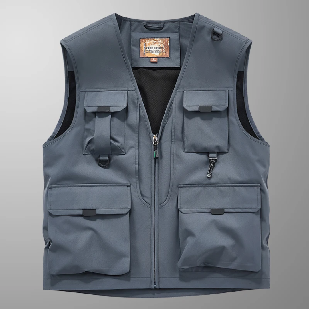 Dareon | breathable multi-pocket cargo vest