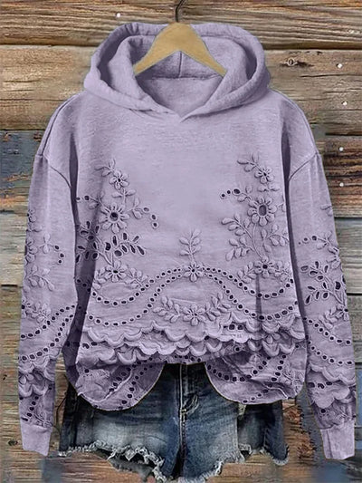 Melvarine | Floral Casual Hoodie