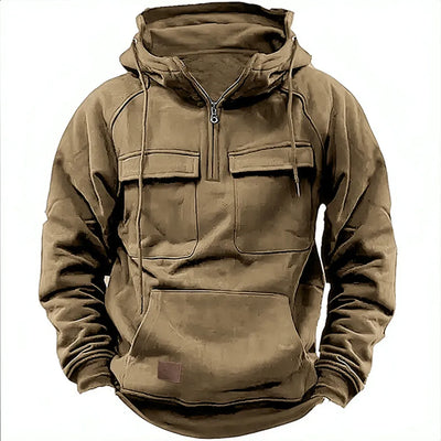 Tharen | Zip Hoodie With Chest Pockets