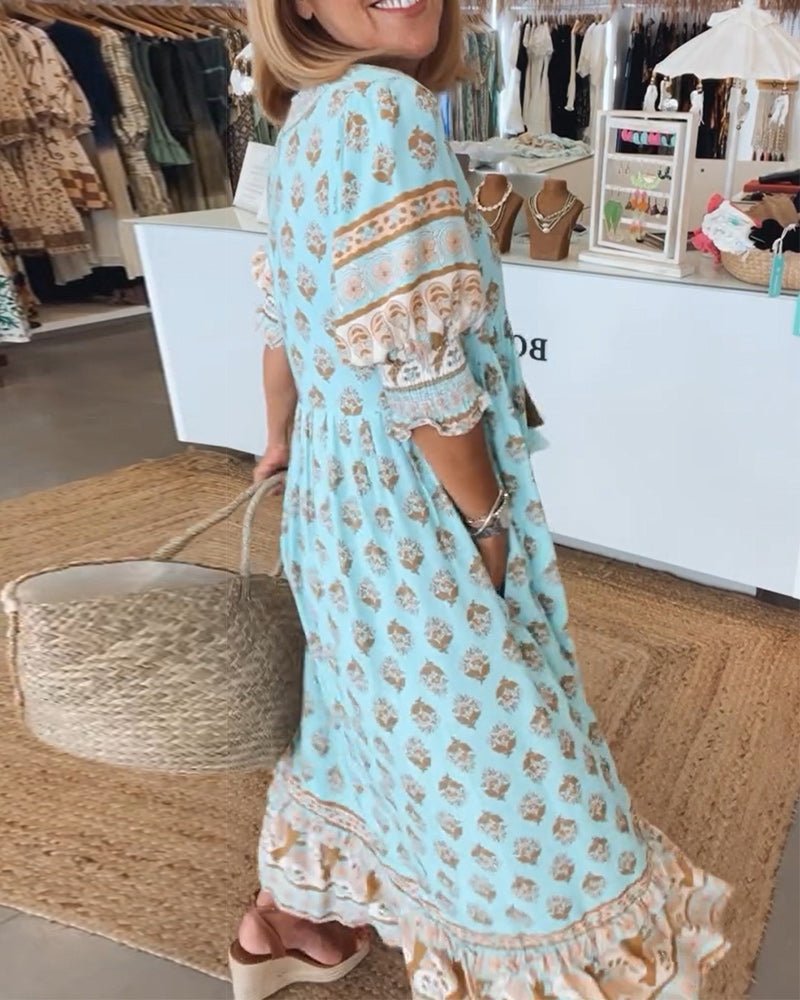 Corvella | boho tassel midi