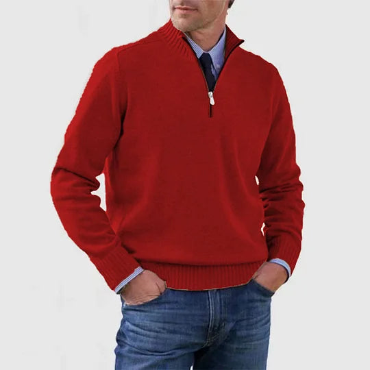 Darevellon | Classic Half-Zip Sweater
