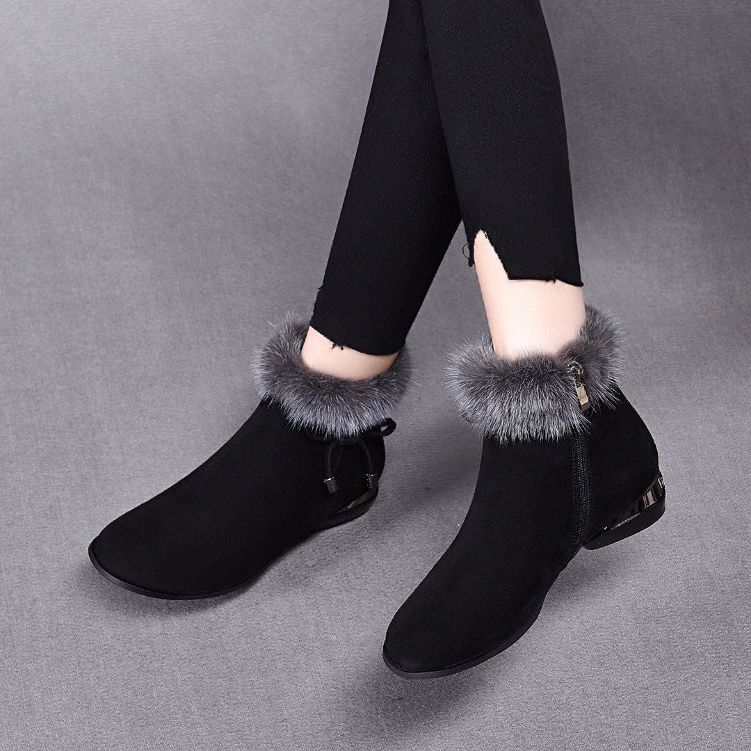 Aurenisse | Elegant Mid-heel Ankle Boots