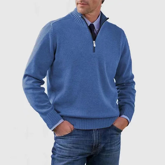 Darevellon | Classic Half-Zip Sweater