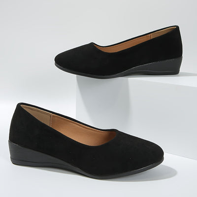 Aurenellea | Comfortable Wedge Ballerinas