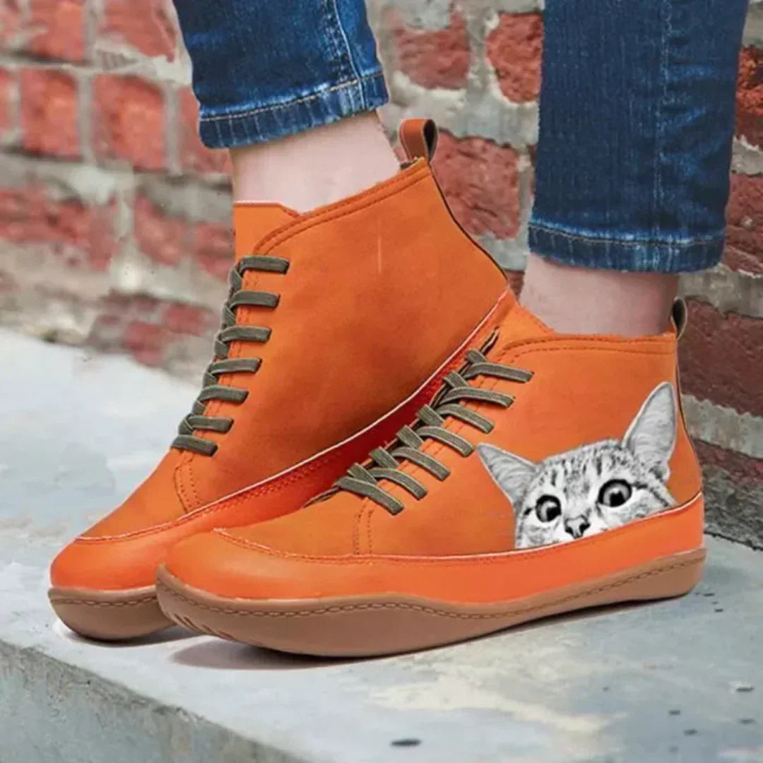 Lorviannea | Cat Lover Ankle Boots