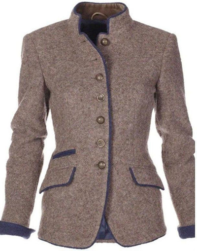 Selviannea | elegant high-collar cardigan