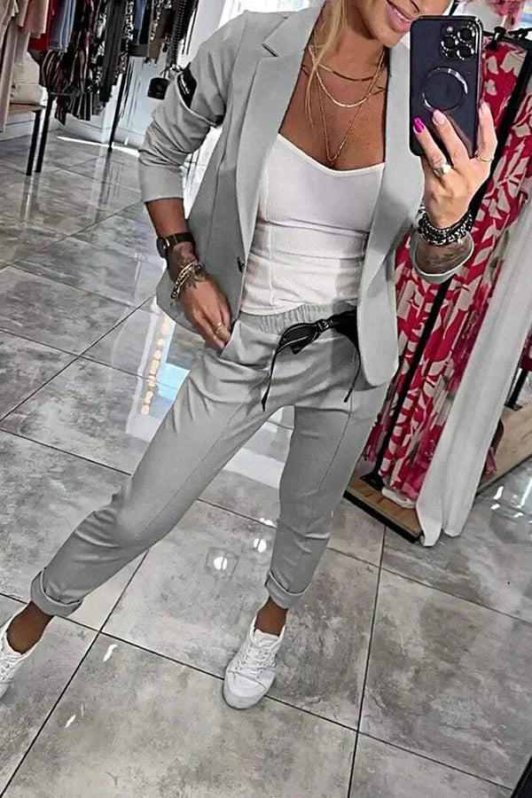 Serelinae | Elegant Blazer & Trouser Set