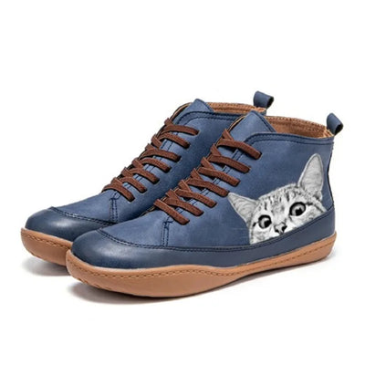 Lorviannea | Cat Lover Ankle Boots
