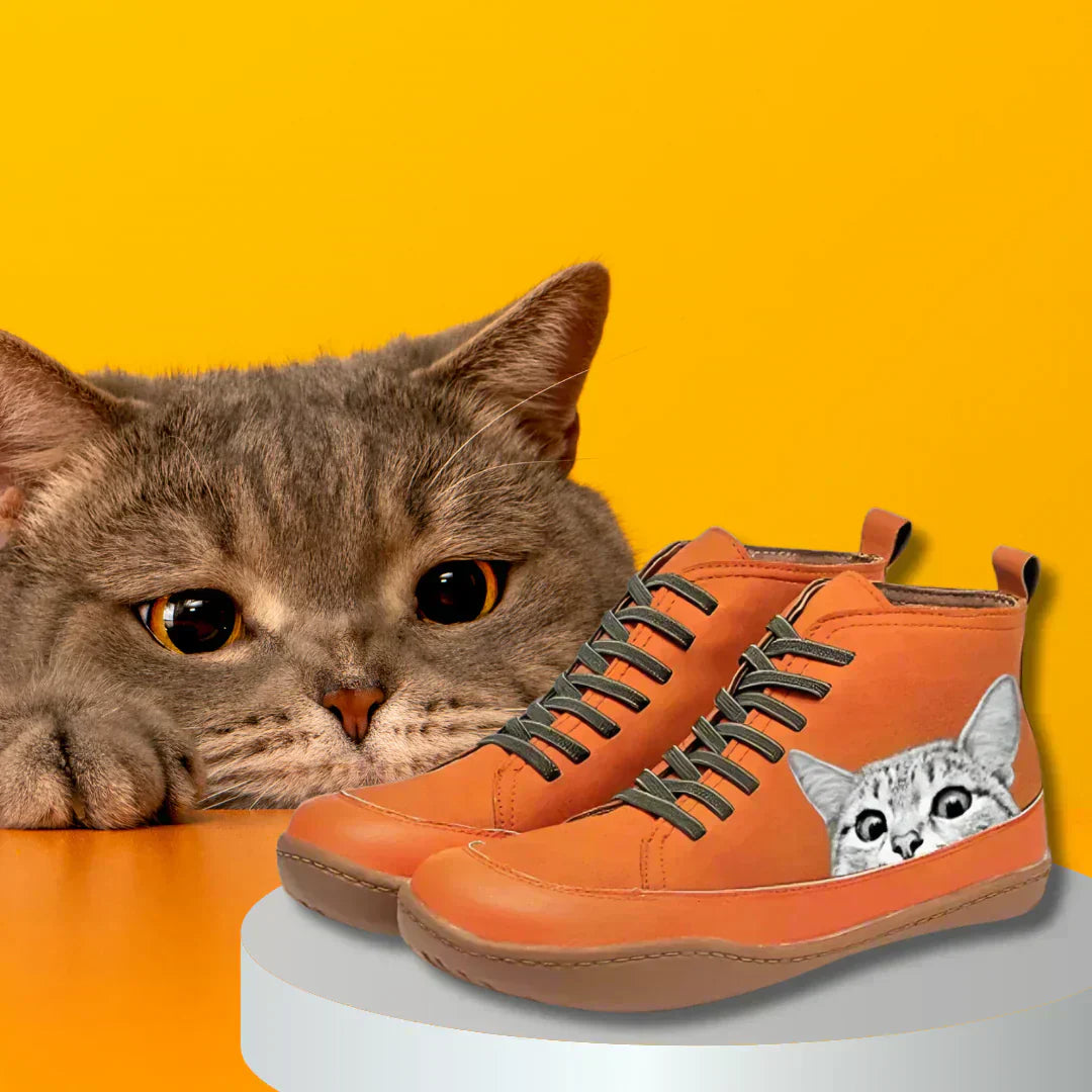 Lorviannea | Cat Lover Ankle Boots